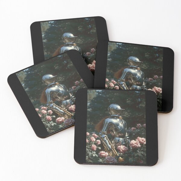 Item preview, Knight Playing Trumpet, Jazz Musician Armor, Surreal Music Art Design designed and sold by Mono.fi Studios.