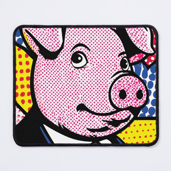 Item preview, Pig Character in Pop Art Style designed and sold by lautir.