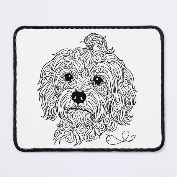 Item preview, Havanese One Line Art – Modern & minimalist dog contour design designed and sold by Pfotenfaden.