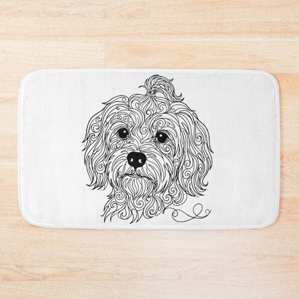 Item preview, Havanese One Line Art – Modern & minimalist dog contour design designed and sold by Pfotenfaden.