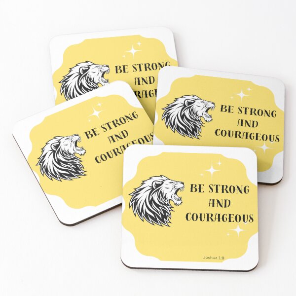 Item preview, Be Strong and Courageous – Joshua 1:9 Bible Verse Sticker designed and sold by InfiniteTribute.