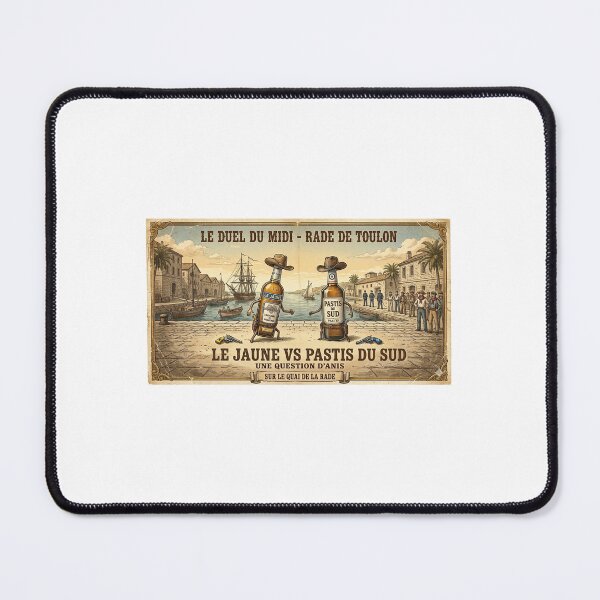 Item preview, The Great Duel of the South - Western Aperitif Parody - Toulon designed and sold by Haliotisc.