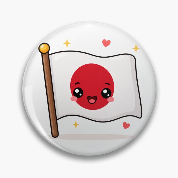 Item preview, Kawaii Japanese flag designed and sold by Collection Touillette.