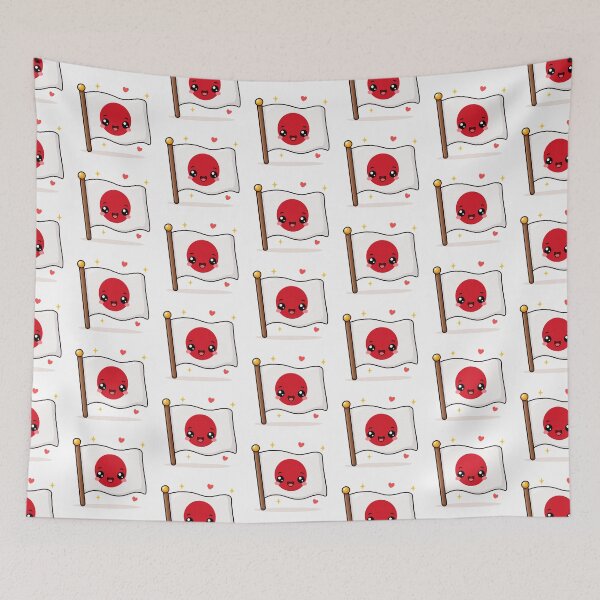 Item preview, Kawaii Japanese flag designed and sold by Collection Touillette.