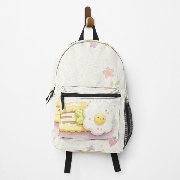 Item preview, Cute Watercolor Egg Flower Hair Clip – Kawaii Aesthetic Illustration designed and sold by Minerva92.