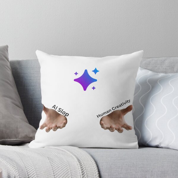 Item preview, AI Workplace Humor – AI Slop vs Human Creativity –The Real Divide designed and sold by AiHumorArtShop.