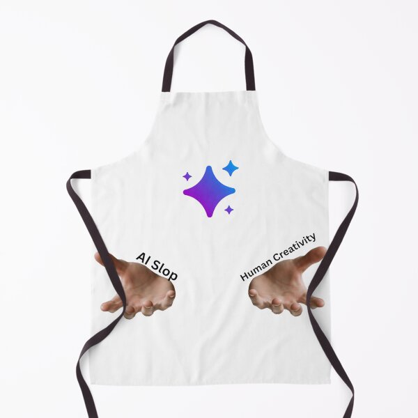 Item preview, AI Workplace Humor – AI Slop vs Human Creativity –The Real Divide designed and sold by AiHumorArtShop.