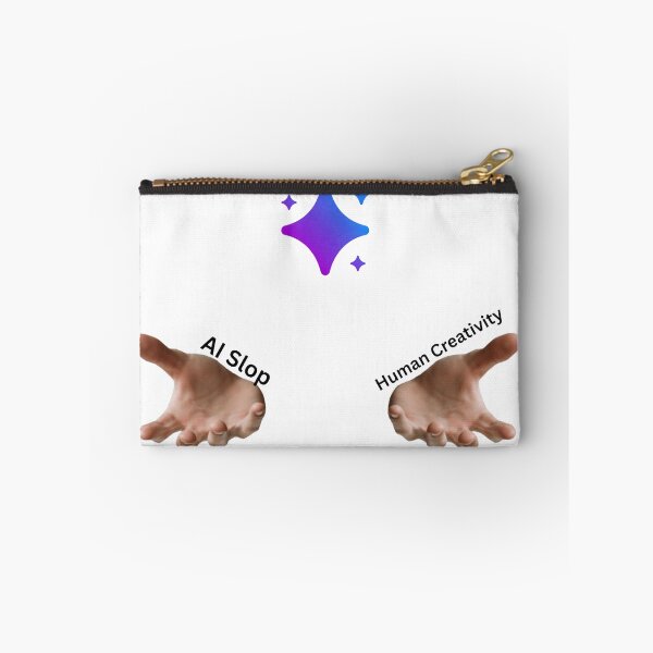 Item preview, AI Workplace Humor – AI Slop vs Human Creativity –The Real Divide designed and sold by AiHumorArtShop.