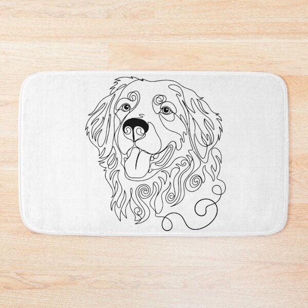 Item preview, Hovawart One Line Art – Modern & minimalist dog contour design designed and sold by Pfotenfaden.