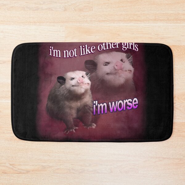 Item preview, I'M Not Like Other Girls I'M Worse Possum Word Art designed and sold by ball-merch1903.