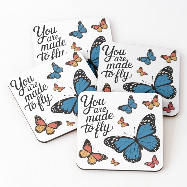 Item preview, You Are Made To Fly Butterfly Motivation Design designed and sold by Cool-cat-art.