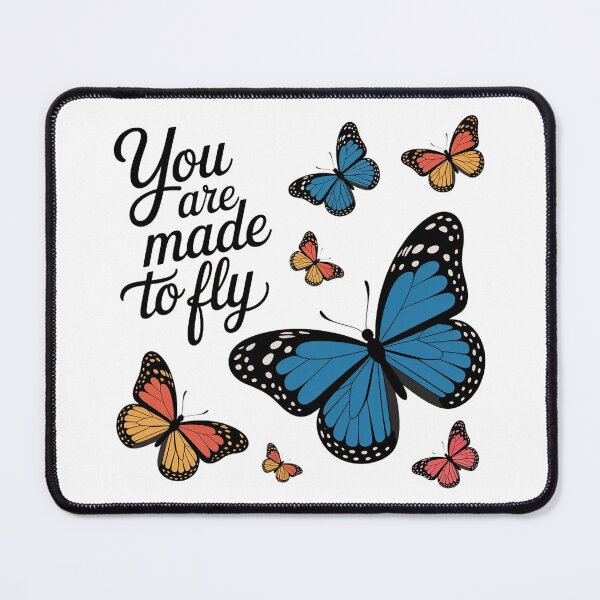 Item preview, You Are Made To Fly Butterfly Motivation Design designed and sold by Cool-cat-art.