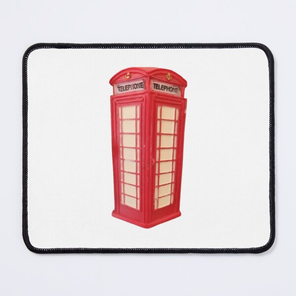 Item preview, Title: Red London Telephone Box British Phone Booth Art designed and sold by UnrealShopKelko.