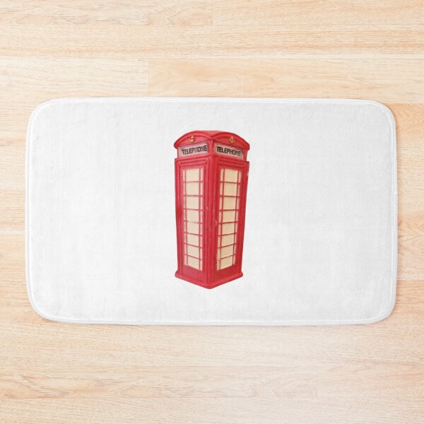 Item preview, Title: Red London Telephone Box British Phone Booth Art designed and sold by UnrealShopKelko.