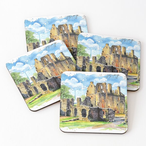 Item preview, Watercolour illustration of Huntingtower Castle, Perth, Scotland designed and sold by davidelder.