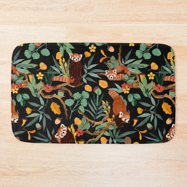 Item preview, RED PANDAS IN DARK WILD NATURE designed and sold by mmartabc.
