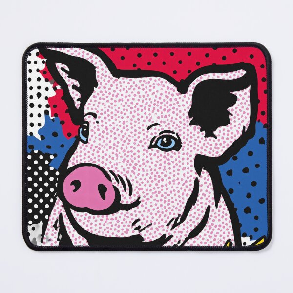 Item preview, Pop Art Pig in Straw designed and sold by lautir.