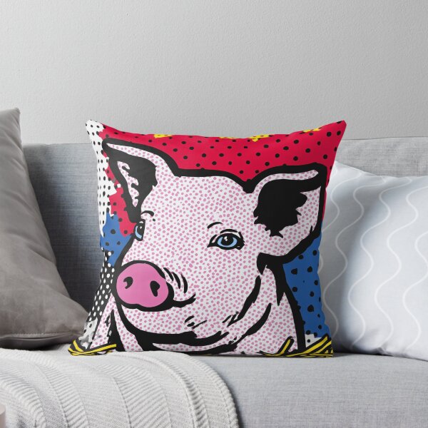 Item preview, Pop Art Pig in Straw designed and sold by lautir.