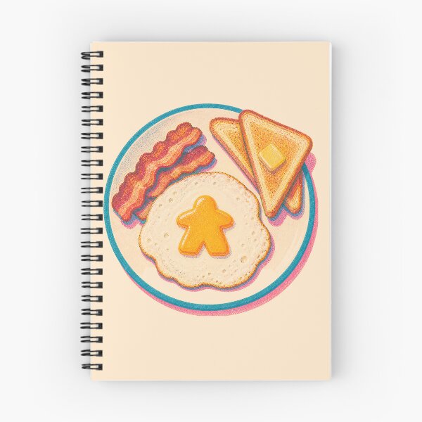 Item preview, Risograph Meeple Egg Breakfast Board Game Geek  designed and sold by TackyTime.