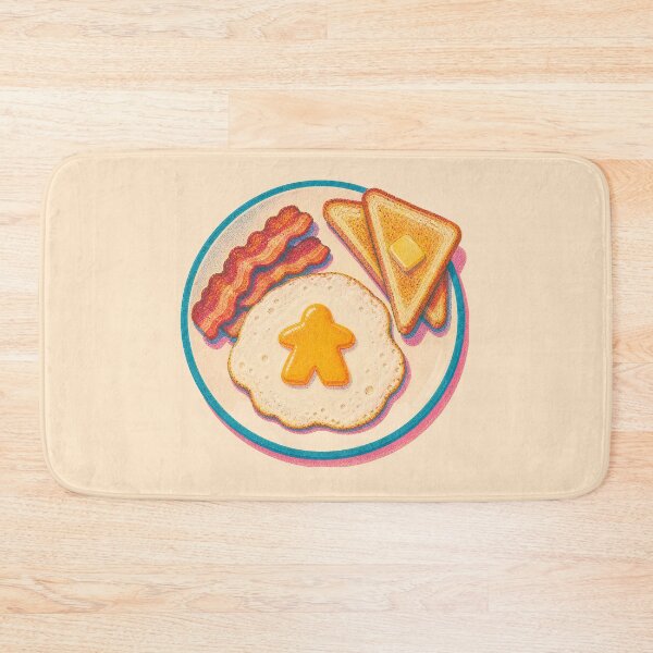 Item preview, Risograph Meeple Egg Breakfast Board Game Geek  designed and sold by TackyTime.