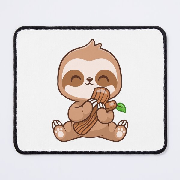 Item preview, Cute Happy Sloth Hugging a Tree Branch designed and sold by Gromiber.