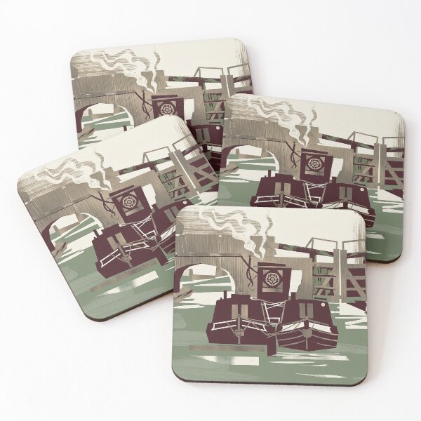 Item preview, Narrowboats abstract 1  designed and sold by designbywhacky.