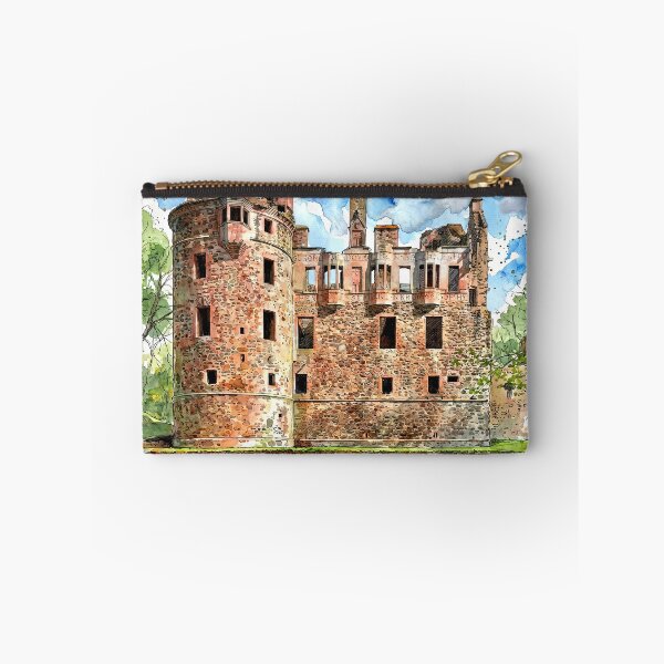 Item preview, Watercolour illustration of Huntly Castle, Aberdeenshire, Scotland. designed and sold by davidelder.