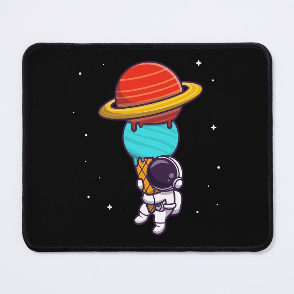 Item preview, Cute Astronaut Hanging on Planet Ice Cream Cone designed and sold by Gromiber.
