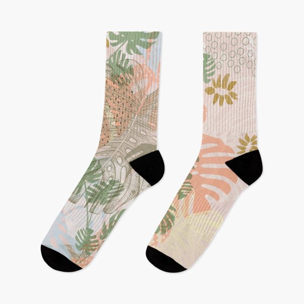 Item preview, Tropical pastel leaf designed and sold by mmartabc.