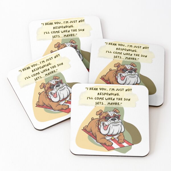 Item preview, Bulldog Ignoring You While Sunbathing Funny Dog Meme designed and sold by A-R Digital Designs.