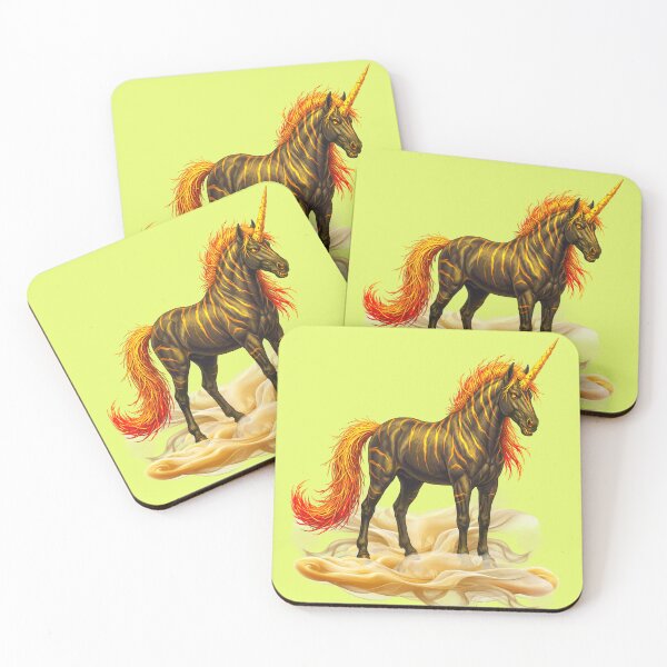 Item preview, Fantasy horse born of fire, a unicorn tale designed and sold by LoneAngel.