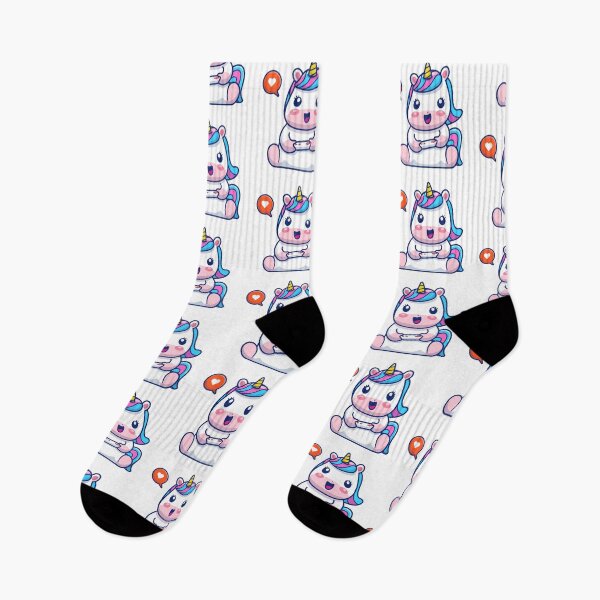 Item preview, Cute Kawaii Unicorn Playing Video Games Gamer designed and sold by Gromiber.