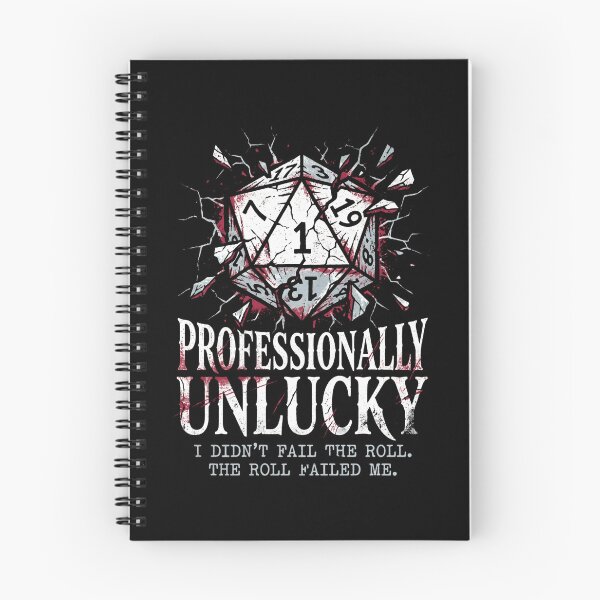Item preview, Professionally Unlucky I Did Not Fail The Roll Dice Design designed and sold by Fenay Designs.