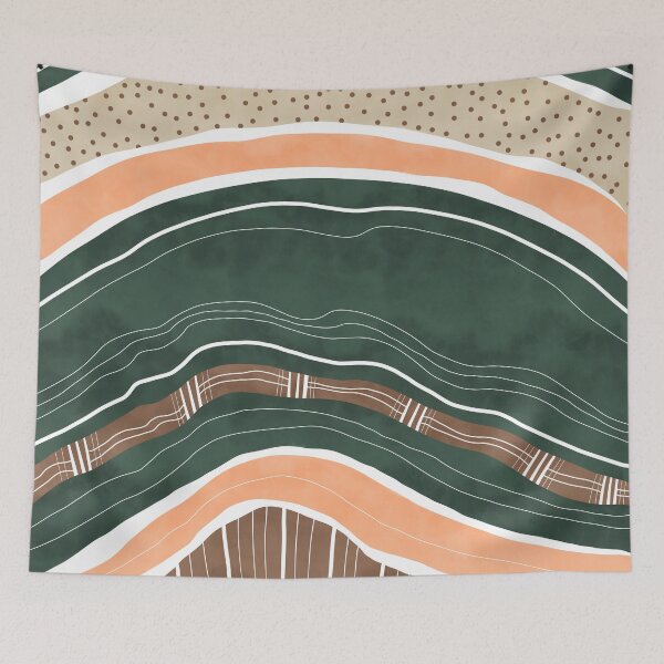 Item preview, Abstract mountainous strokes designed and sold by mmartabc.