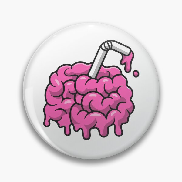 Item preview, Pink Brain Juice with Straw Creative Concept designed and sold by Gromiber.