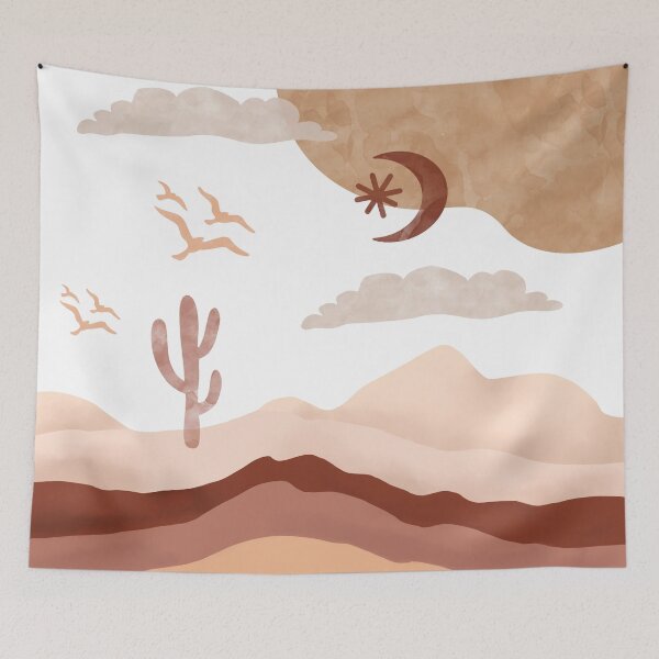 Item preview, Modern desert landscape I designed and sold by mmartabc.