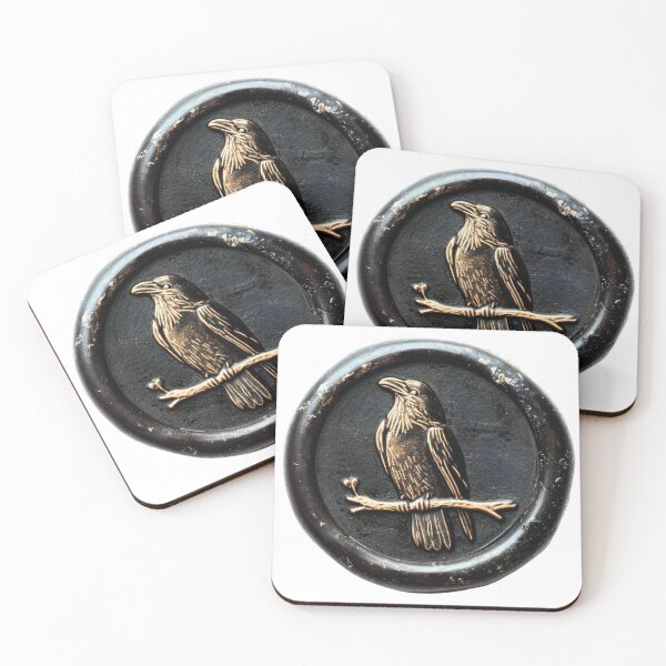 Item preview, Wax with gold crow designed and sold by di-Vera-Rosati.