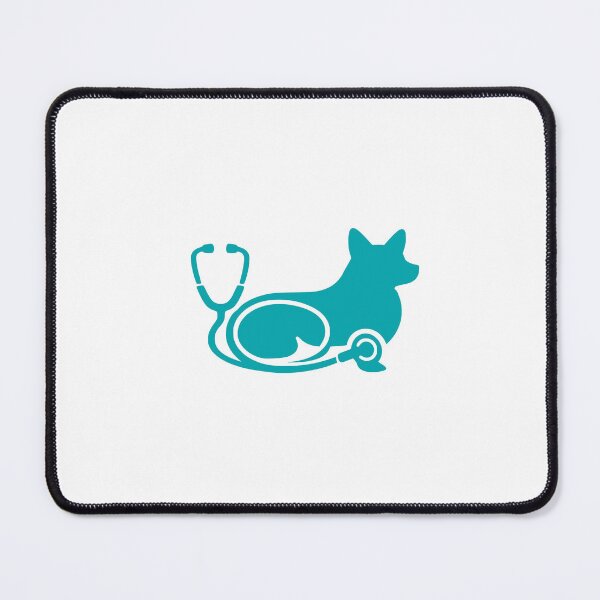 Item preview, Corgi Life Link Nurse | Minimalist Stethoscope Dog Art designed and sold by Corgi & co Shop.
