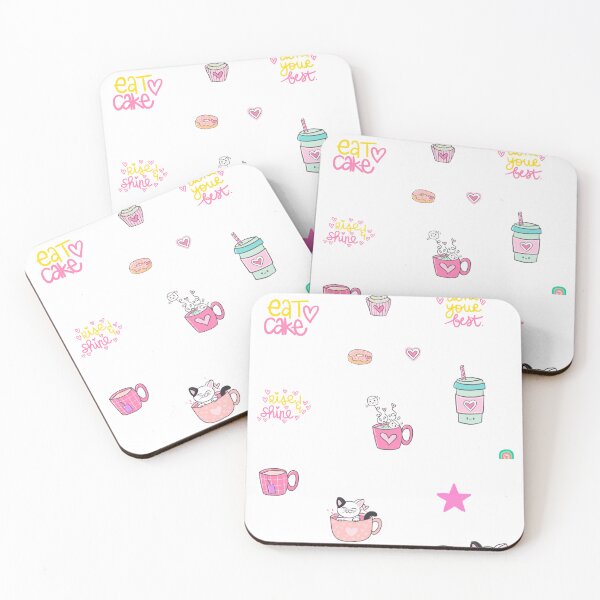 Item preview, Cute Journal stickers Coffee Cake Cats designed and sold by Revlie1.