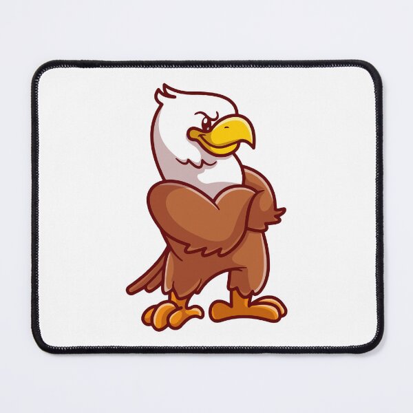 Item preview, Cool Bald Eagle Mascot Strong Arms Character designed and sold by Gromiber.