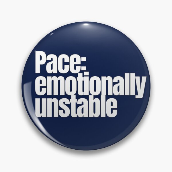 Item preview, Pace: Emotionally Unstable – Funny Running Quote designed and sold by hhells.