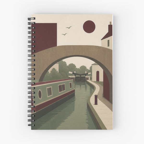 Item preview, Narrowboats abstract 2  designed and sold by designbywhacky.