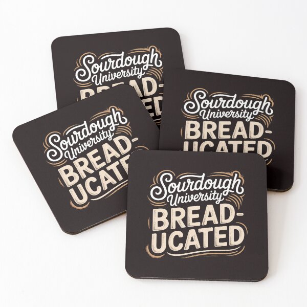 Item preview, Sourdough University Breaducated – Baking Enthusiast Food Pun Artisan Bread Apparel designed and sold by Redgiant87x.