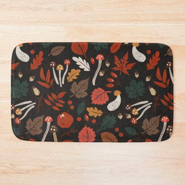 Item preview, Dark autumnal mushrooms designed and sold by mmartabc.