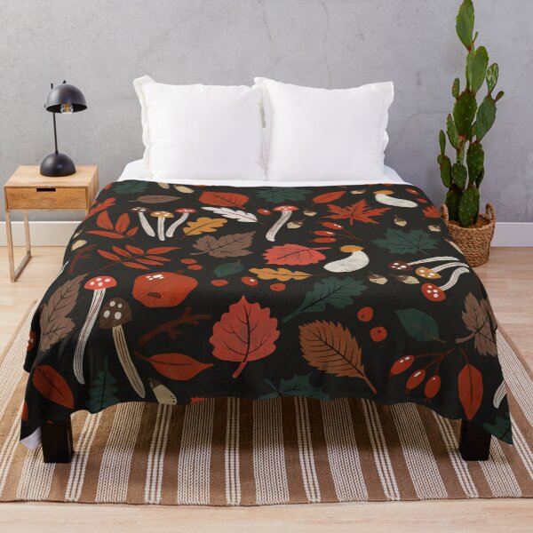 Item preview, Dark autumnal mushrooms designed and sold by mmartabc.