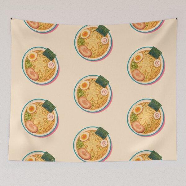 Item preview, Risograph Meeple Ramen Noodles Board Game Geek  designed and sold by TackyTime.