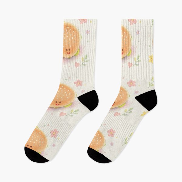 Item preview, Cute Watercolor Hamburger Hair Clip – Kawaii Food Aesthetic Illustration designed and sold by Minerva92.