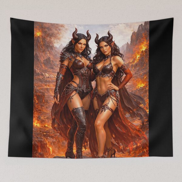 Item preview, Infernal Demon Queen Duo in Volcanic Realm designed and sold by thor81pl.