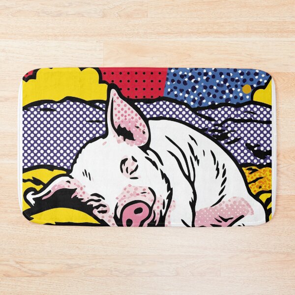 Item preview, Pop Art Sleeping Pig designed and sold by lautir.