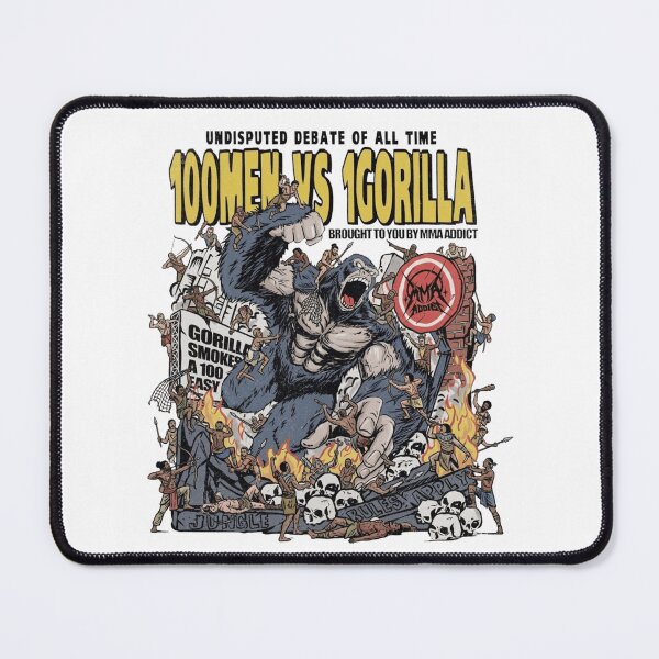 Item preview, 100 Men vs 1 Gorilla "Undisputed Debate Of All Time" designed and sold by JeyVel.